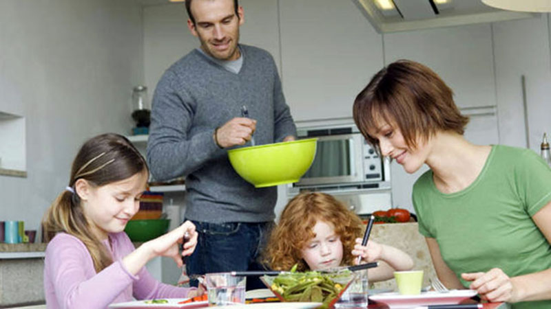 Family mealtime